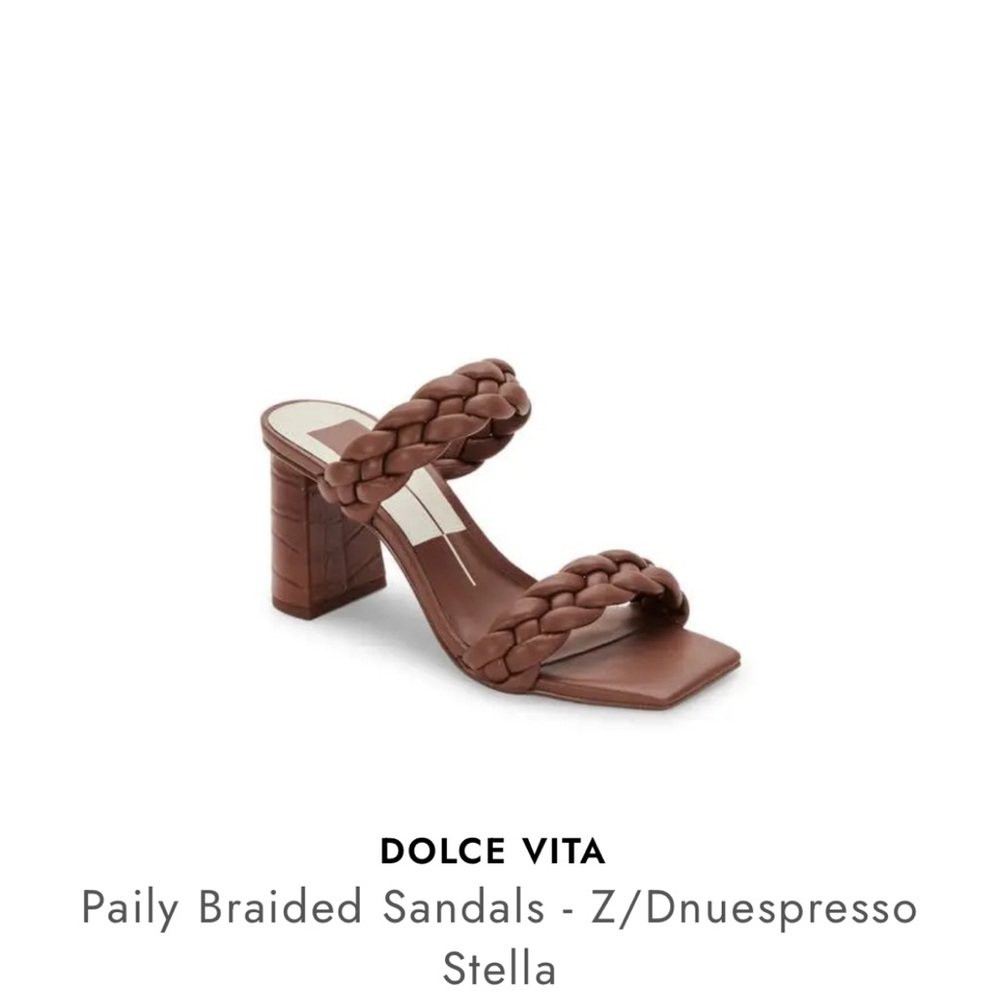 Dolce Vita Tan Braided Sandals